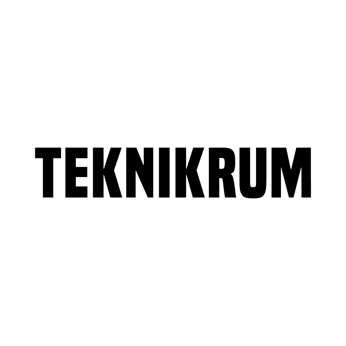 Teknikrum skilt - Klistermærke
