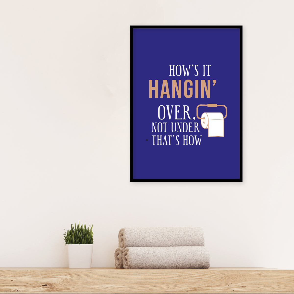 badeværelse plakat toilet