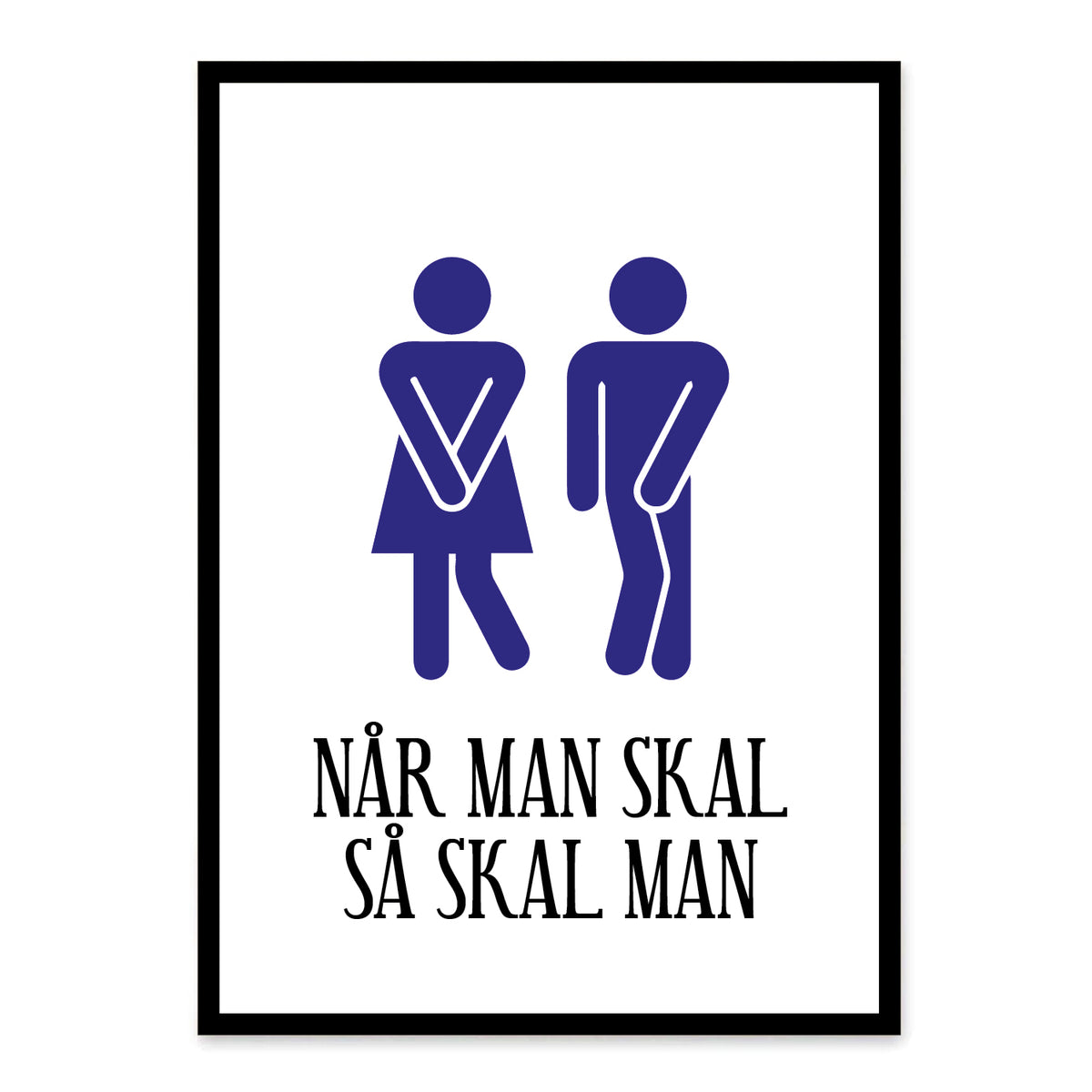 badeværelse plakat toilet