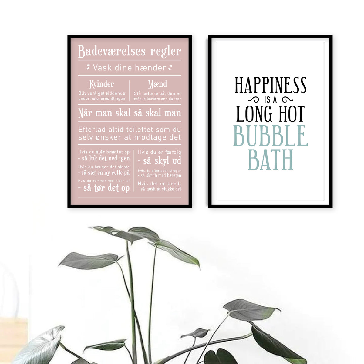 badeværelse plakat toilet