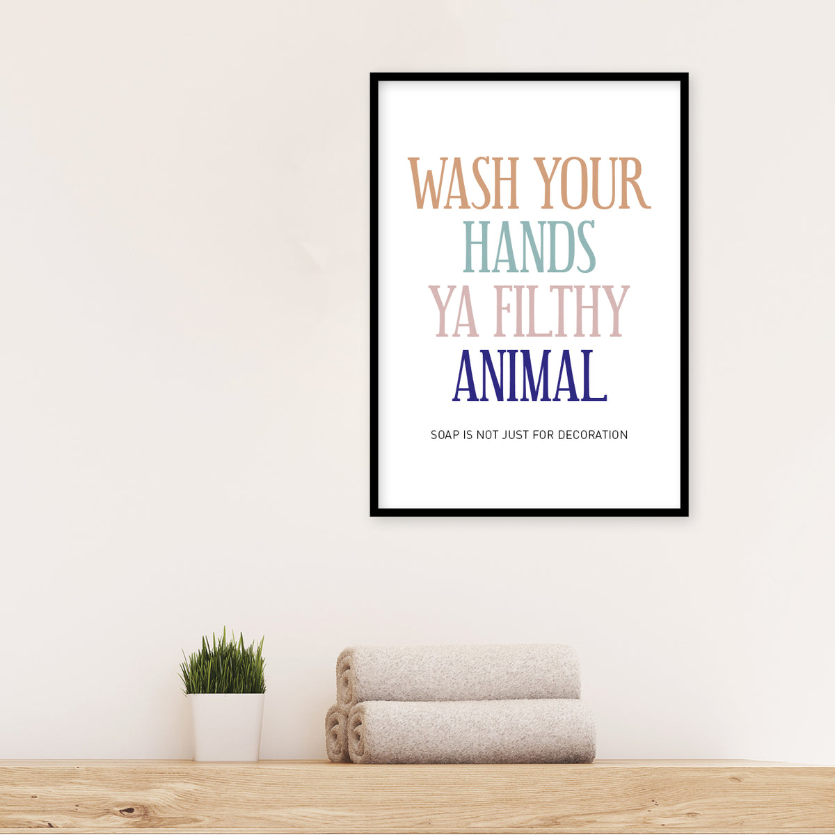 badeværelse plakat toilet