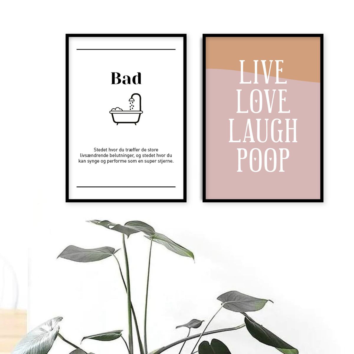 badeværelse plakat toilet