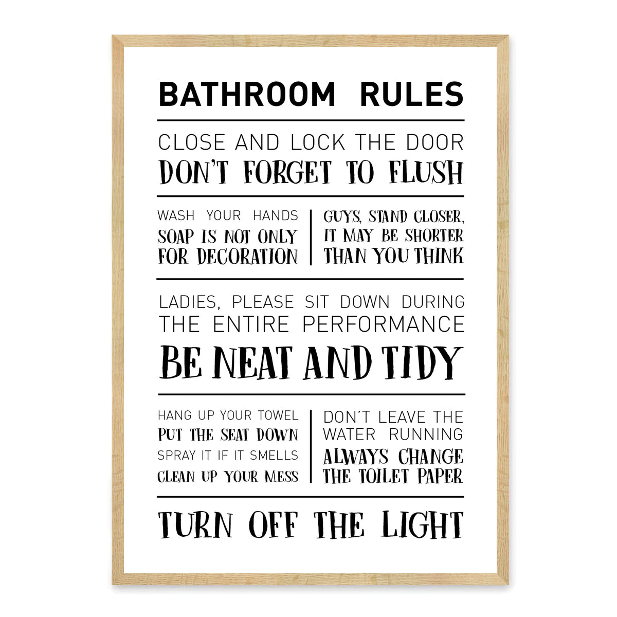 badeværelse plakat toilet