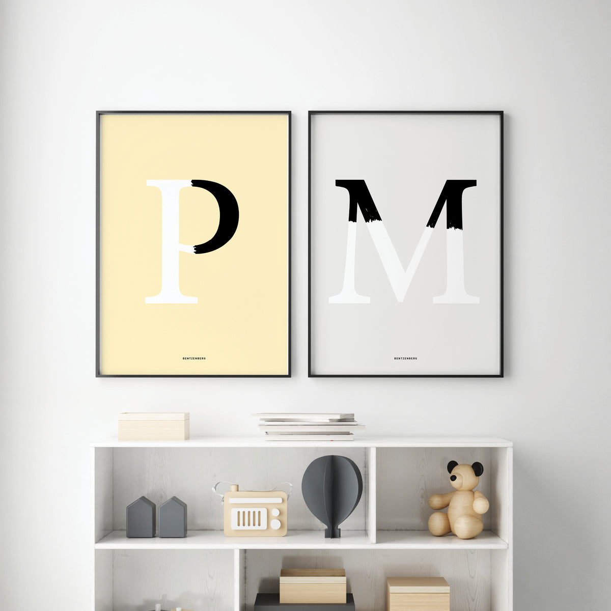 P bogstav - Design selv plakat