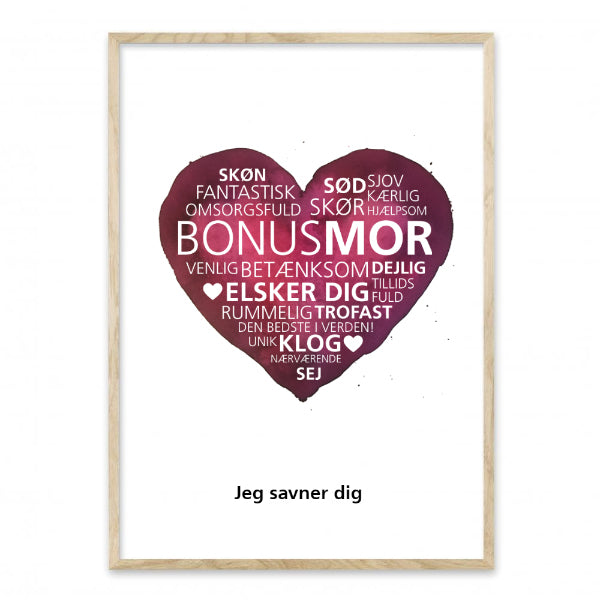 verdens bedste bonusmor plakat