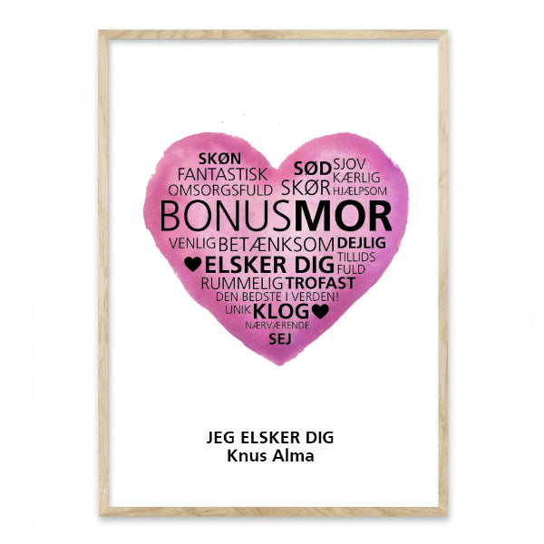verdens bedste bonusmor plakat