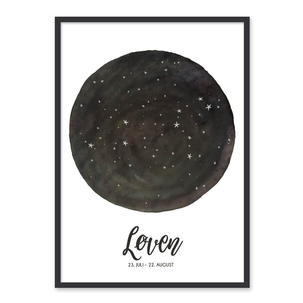 Løven - Stjernetegns plakat
