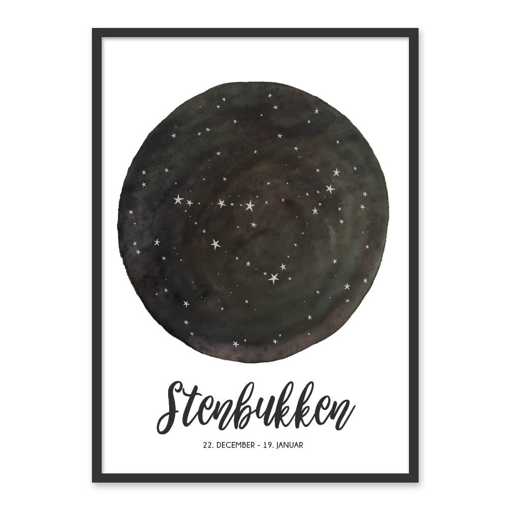 Stenbukken - Stjernetegns plakat