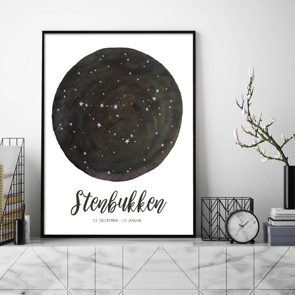 Stenbukken - Stjernetegns plakat
