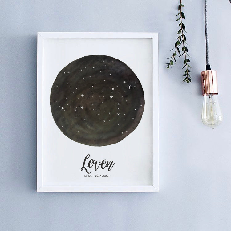Løven - Stjernetegns plakat