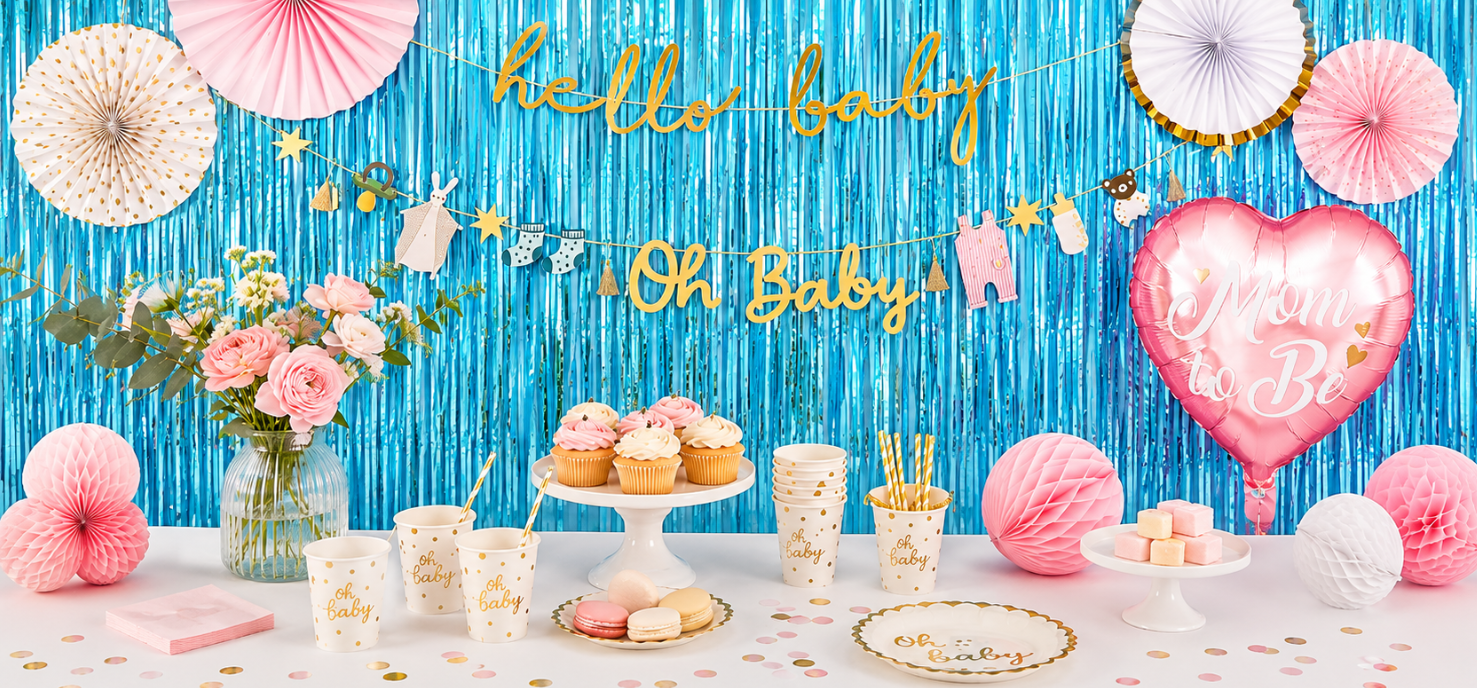 Pynt til babyshower