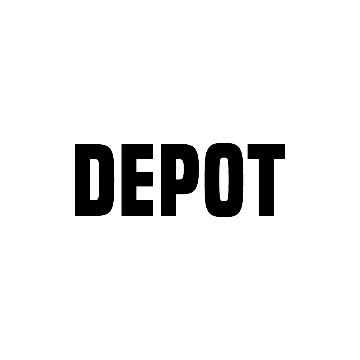 Depot skilt - Klistermærke