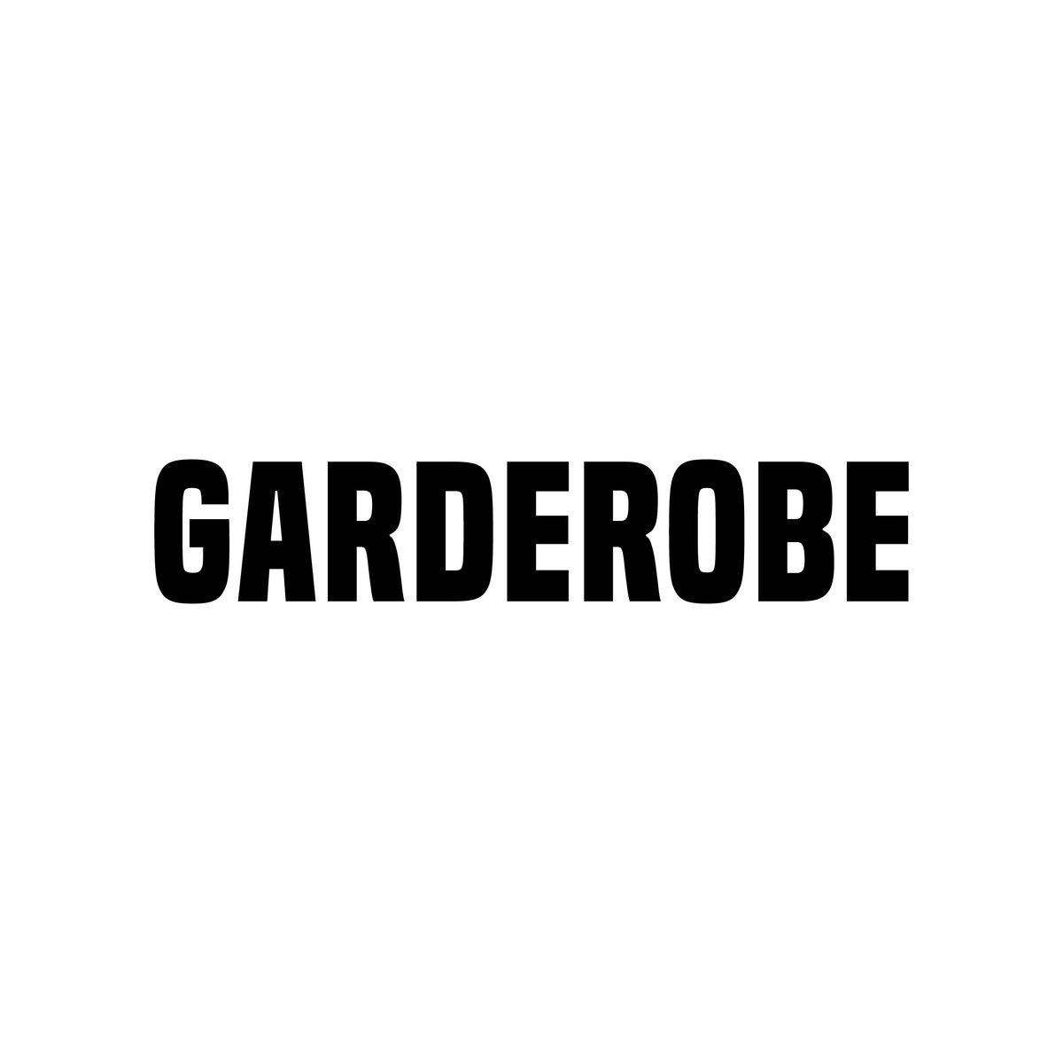 Garderobe skilt - Klistermærke