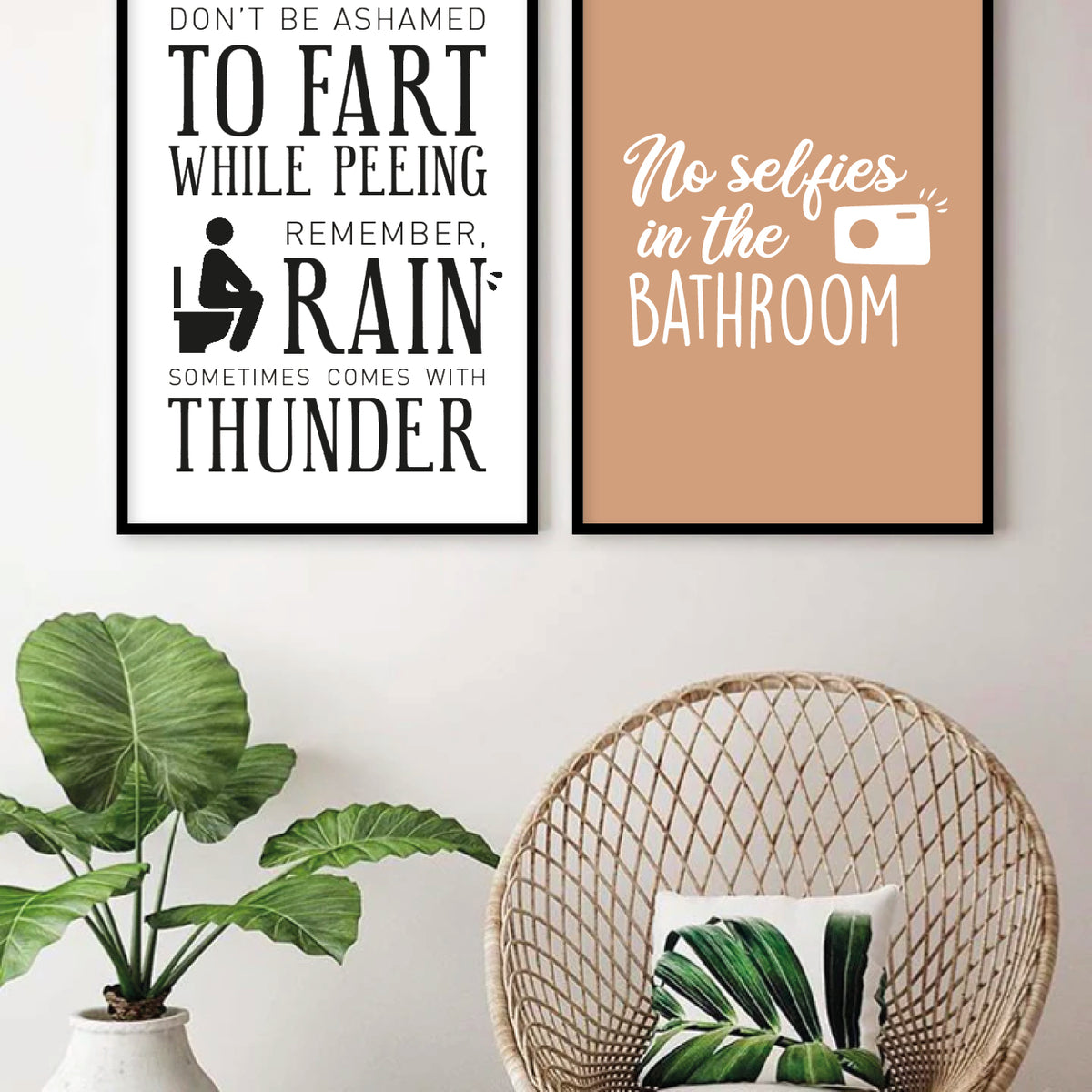 badeværelse plakat toilet 