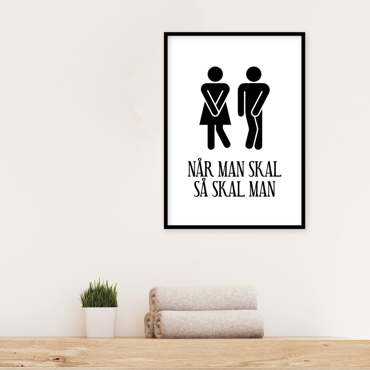 badeværelse plakat toilet 
