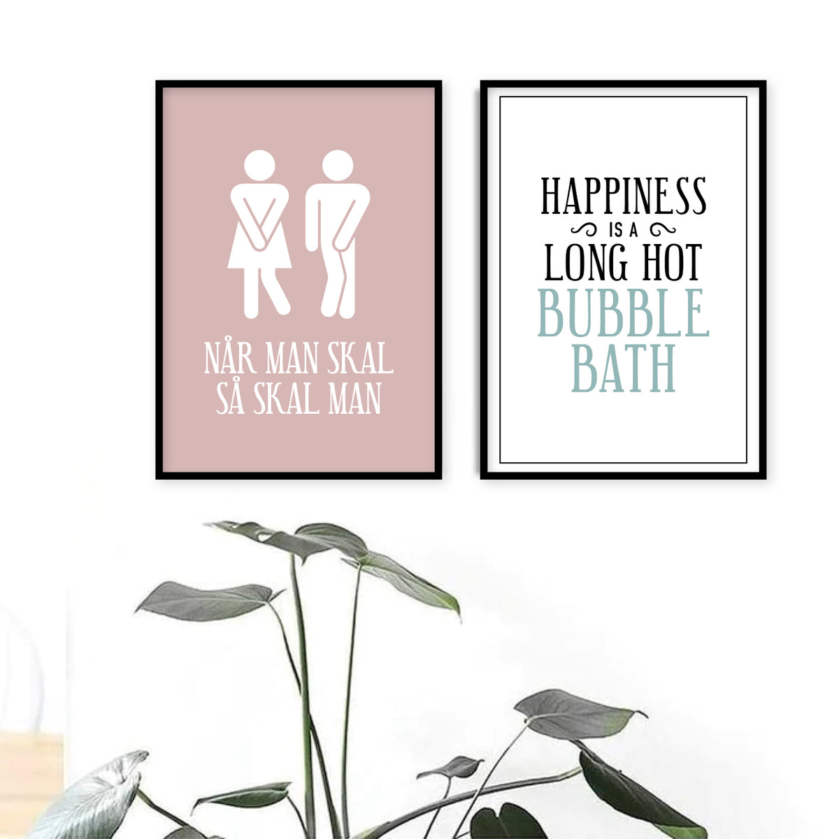 badeværelse plakat toilet 