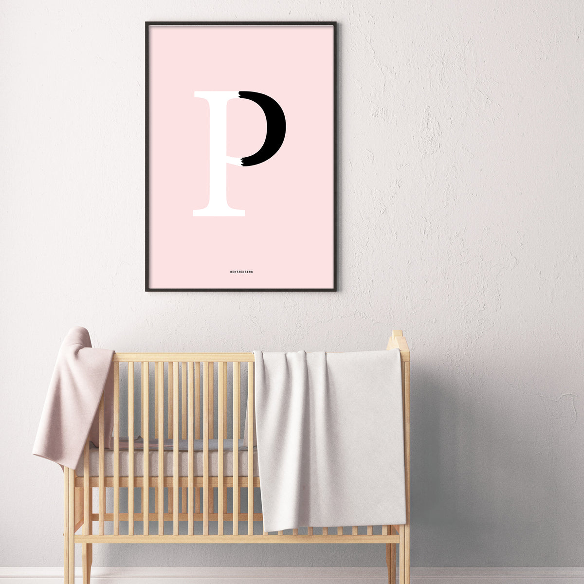 P bogstav - Design selv plakat