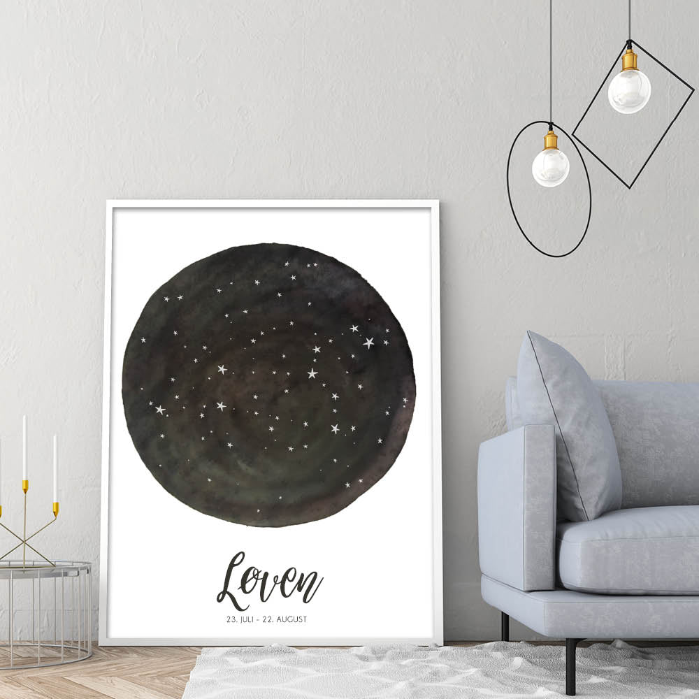 Løven - Stjernetegns plakat