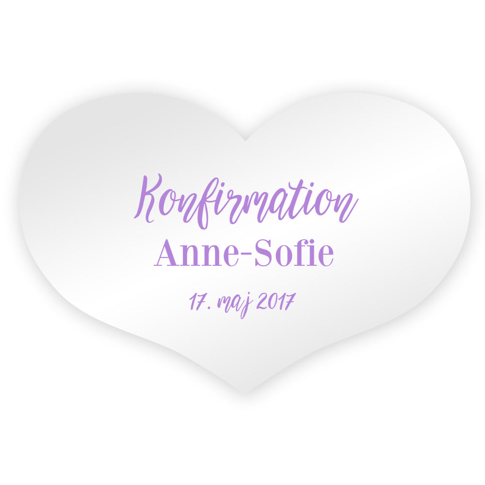 konfirmations skilt